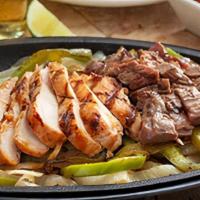 Fajita Combo For 1 · Choose Chicken, Steak* or Yucatan Barbeque Shrimp. Served with grilled onions and peppers, M...