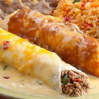 Two Enchiladas · Select your favorite combination of two hand-rolled enchiladas with made-from-scratch sauces...