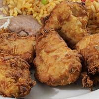 Kid'S Chicken Nuggets · A child's portion of chicken nuggets, served with French fries, or refried beans and Mexican...
