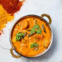 Rogan Josh Voyage · Eggplant and other seasoned fresh vegetables cooked in a rich, creamy tomato & onion gravy. ...