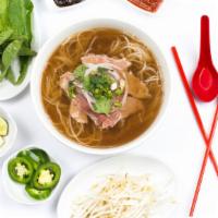 Pho Tái · Most popular. Noodle soup with round steak. Vietnamese noodle soup that is prepared by layer...