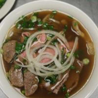 Phở Tái, Nạm · Noodle soup with round steak and brisket