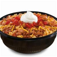 Beef Bowl · Seasoned ground beef, shredded cheese, salsa, sour cream, hot sauce, refried beans and rice,...