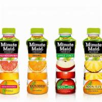 Bottle Juice · apple, orange, or cranberry (flavors vary).