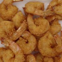 Jumbo Shrimp (1 Lb) · 1 lb of Fried Jumbo Sized Shrimp with Your Choice of Cooking / About 18-20 pieces per pound