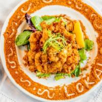 Florida Alligator Strips · Fresh local alligator from Dade City, FL fried and seasoned with old bay, served with creamy...