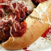 Meatball Marinara · Homemade meatballs on Chef Yan's special recipe marinara sauce, full of cheese.