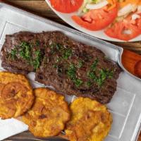 Churrasco A La Parrilla, 2 Acompañantes / Grilled Beef Steak, With 2 Sides · 