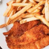 Fish Basket · 2 Tilapia Filets with Fries and Coleslaw