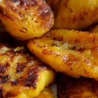 Fried Sweet Plantains · Three pieces. Crispy sweet or regular fried plantains. Have it as a side order or with any s...