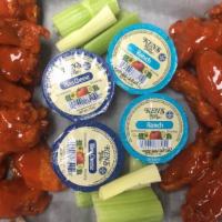 Wings Only 15Pc  · Served with celery and ranch/bleu cheese dressing