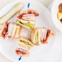 Club Sandwich · With bacon.