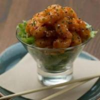 Kickin' Shrimp · Crispy shrimp tossed in spicy cream sauce.