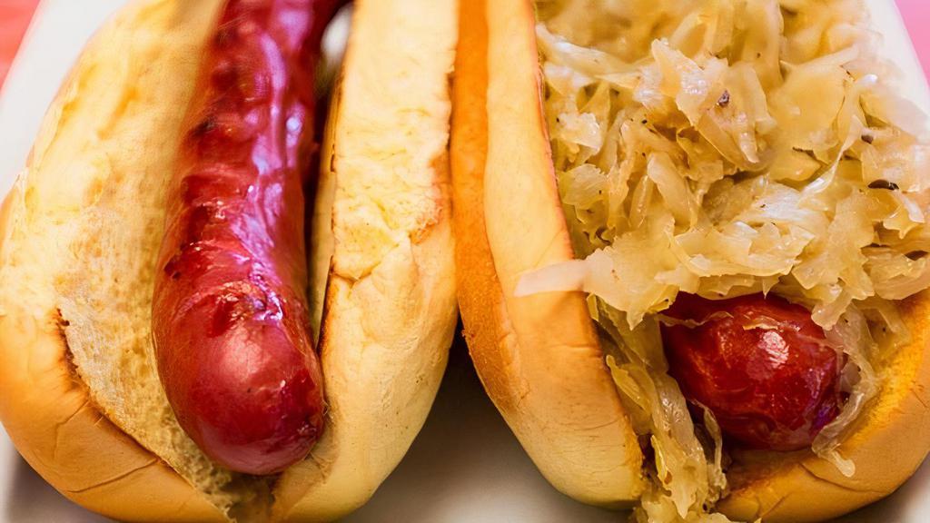 2 Beef Hot Dogs · 2 NY style beef Hot dog