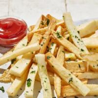 Seasoned Fries · Fresh cut potatoes