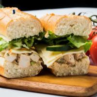 Brooke’S Sweet Chicken · Homemade chicken salad, lettuce and cucumbers served on hero with honey mustard.