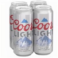 Coors Light - 4 Pack - 16Oz Cans (4.2% Abv) · 4 Pack - 16oz Cans (4.2% ABV)