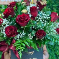 You Are Beautiful  · Beautiful Red Ecuadorian Roses in a luxury gift box and satin ribbon