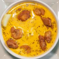 Chupe Mixto / Breaded Fish & Shrimp Soup · 