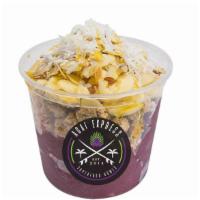 Cocoa Beach Bowl Regular · Açaí blended with coconut milk, banana, strawberries, and peanut butter. Topped with granola...