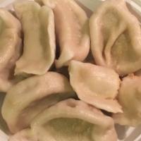 Homemade Dumpling · Fresh homemade dumplings filled with choice of chicken, pork, or vegetable; option for steam...