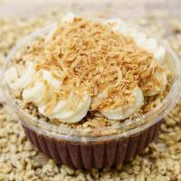 Acai Coco Bowl · Organic acai, banana, blueberry, coconut water, soy milk and coconut palm sugar topped with ...