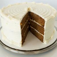 Carrot Cake · Carrot cake paired with a nutmeg cream cheese frosting