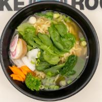 Rock Ramen · Traditional Japanese-style noodle soup topped with soy egg.