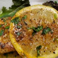 Lemon Garlic Herb Grilled Salmon · Garlic butter, lemon, and fresh herbs are blended to create this savory salmon dish, served ...