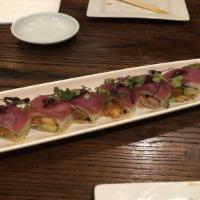 Tuna Roll · Consuming raw or undercooked meats, poultry, seafood, shellfish, or eggs may increase your r...