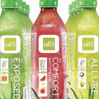 Alo · natural aloe vera juice and pulp
(Gluten Free / Non-GMO)
16.9 FL OZ

※Random flavor※