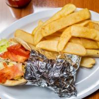 Gyro Only · Served with chicken, beef, or lamb, tomatoes, onions, lettuce and tzatziki sauce.