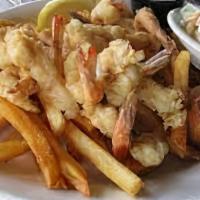 Conch, Shrimp With Fries · 1/4 pound conch 5 shrimp and fries