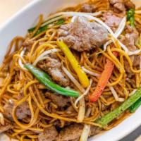 Signature Stir-Fried Spaghetti W. Beef In Black Pepper · *Recommended* Spaghetti stir-fried with beef, onions, green onions, beansprouts, bell pepper...