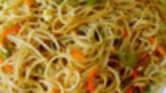 Veg Noodles · Noodles cooked with vegetables in Indo Chinese sauce.