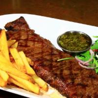 10Oz Angus Skirt Steak · Served with One side dish