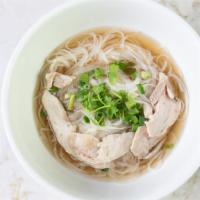 Chicken Pho · Served with a side of herbs and vegetables.