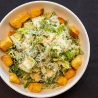 Caesar Salad · Romain, Saved Parmesan, House-made Croutons, Black Pepper, Caesar Dressing