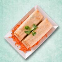 Crispy Noodle Rolls · AÂ tasty and a crispy snack made with mixed vegetable stuffing wrapped in thin translucent r...