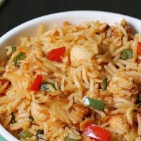 Chicken Fried Rice · Chicken Fried rice is a dish of cooked rice that has been stir-fried in a wok or a frying pa...