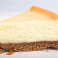 Cheesecake · Traditional creamy cheesecake.