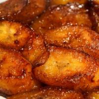 Sweet Plantains · Tender, sweet plantains deep-fried to golden perfection.