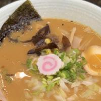 Tonkotsu Ramen · Comes with Pork Broth, Tonkotsu Paste, Thin Noodle,
Pork Chasu*2, Green Onion, Corn, Kikurag...
