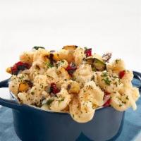 Veggie Mac & Cheese · Let's go veggie! Our homemade Mac & Cheese tossed with Herb de Provence and fresh tomatoes, ...