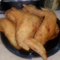 Chicken Wings · Whole wings include the drumettes, wingettes/flats, and tips! 3 piece $7.48 -- 6 piece $13.5...