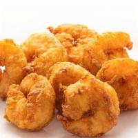 Kids Skrimp Basket · A kids sized portion of skrimp, choice of fries or Mac 'N Cheese and a small drink.