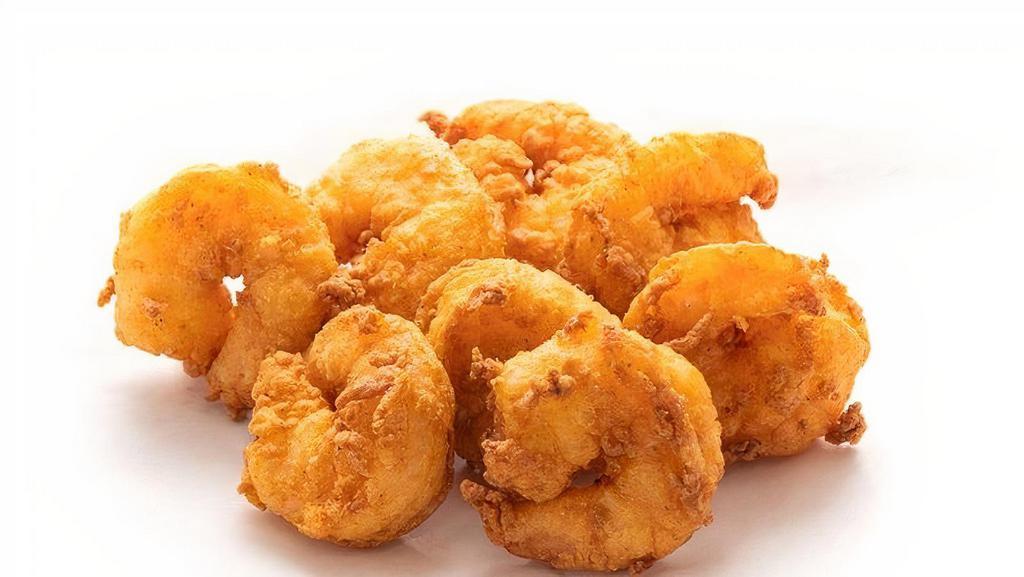 Kids Skrimp Basket · A kids sized portion of skrimp, choice of fries or Mac 'N Cheese and a small drink.
