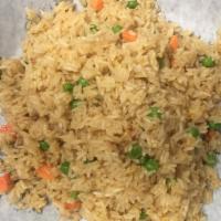 Plain Fried Rice · Egg & mixed veggies.