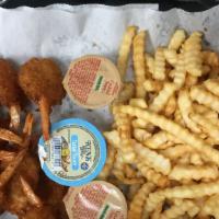 Buffalo Fried Shrimp Combo · French fries Or fried rice and 20 oz drink