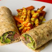 Pesto Mush Wrap · 